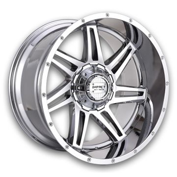 Impact Off-Road Wheels 820 22x12 Chrome 6x139.7/6x135 -44mm 106.1mm