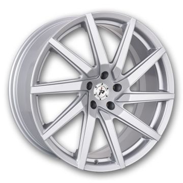 Impact Racing Wheels 601 22x9 Silver 5x114.3 +38mm 73.1mm