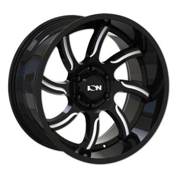 Ion Wheels 151 17x9 Gloss Black/Milled 6x135 0mm 87mm