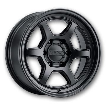 Kansei Wheel Wheels Roku 17x8.5 Matte Black 5x150 0mm 110.3mm
