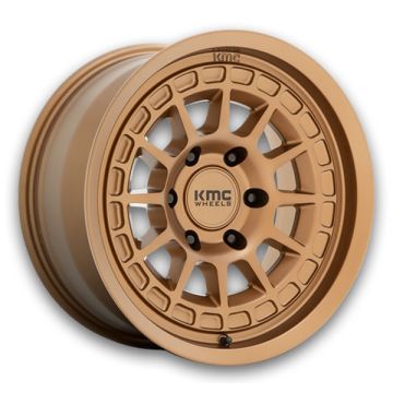 KMC Wheels Canyon 16x8 Matte Bronze 6x139.7 +0mm 106.1mm