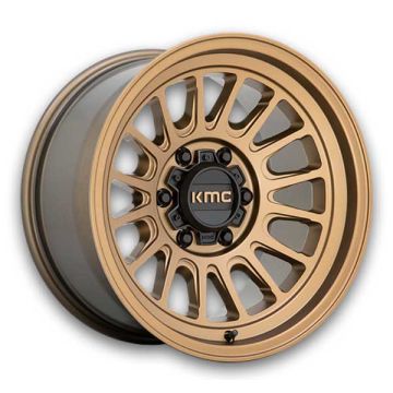 KMC Wheels Impact OL 16x8 Matte Bronze 6x139.7 +0mm 106.1mm