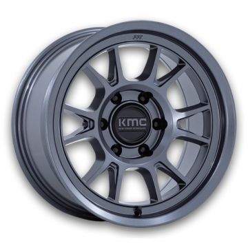 KMC Wheels Range 17x8.5 Matte Anthracite 6x114.3 0mm 66.06mm