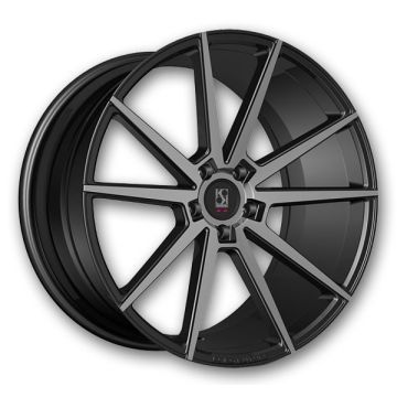 Koko Kuture Wheels Le Mans 22x9 Black Smoked 5x114.3 30mm 73.1mm