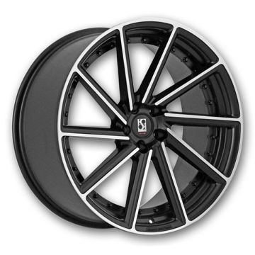 Koko Kuture Wheels Surrey 20x8.5 Machined Black  32mm 73.1mm