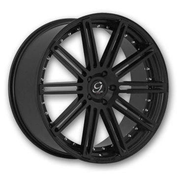 Gianelle Wheels Tropez 20x8.5 Satin Black  32mm 73.1mm