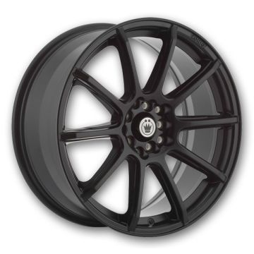 Konig Wheels Control 15x6.5 Matte Black 5x100/5x114.3 +40mm 73.1mm