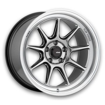 Konig Wheels Countergram 15x9 Hyper Chrome / Machined Lip 4x100 +35mm 73.1mm