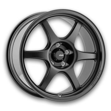 Konig Wheels Hexaform 15x7.5 Matte Black 4x100 +35mm 73.1mm