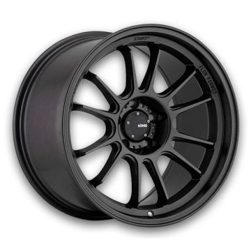 Konig Wheels Hypergram 15x7.5 Matte Black 4x100 +35mm 73.1mm