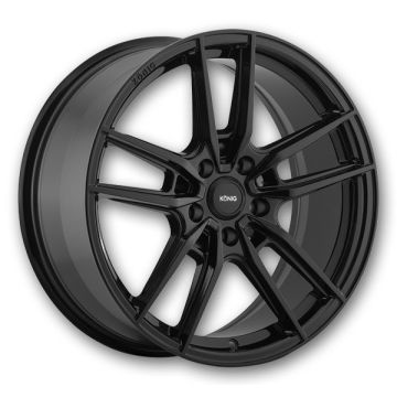 Konig Wheels Myth 19x8.5 Gloss Black 5x112 +40mm 66.6mm
