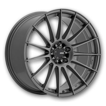 Konig Wheels Rennform 17x8 Matte Grey 5x112 +45mm 66.56mm