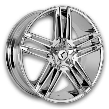 Kraze Wheels KR157 Hella 20x8.5 Chrome 5x114.3/5x120 +40mm 74.1mm