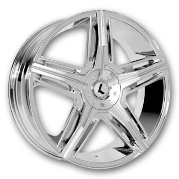 Kraze Wheels KR158 Hype 20x8.5 Chrome 5x110/5x115 +40mm 73mm