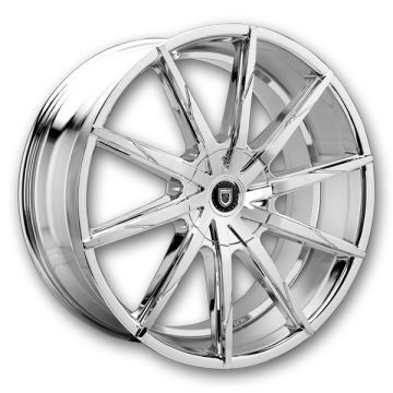 Lexani Wheels CSS-15 HD 20x9 Full Chrome 5x114.3 +38mm 74.1mm