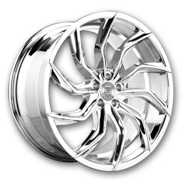 Lexani Wheels Matisse 20x8.5 Chrome 5x112 32mm 74.1mm