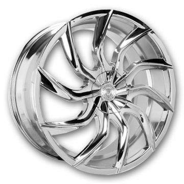 Lexani Wheels Matisse 22x10 Full Chrome 5x130 +50mm 74.1mm