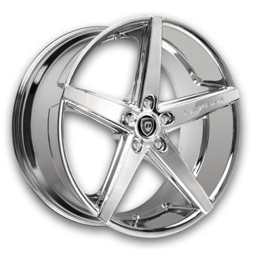 Lexani Wheels R-Four 22x9 Full Chrome 5x120.65 +15mm 74.1mm