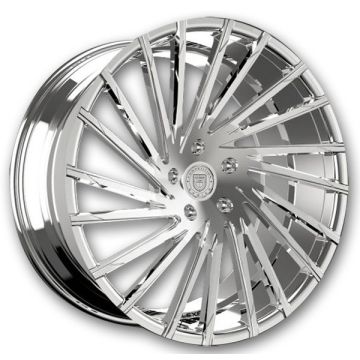 Lexani Wheels Wraith 18x8 Pre-Polished PVD 5x114.3 +40mm 74.1mm