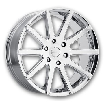 Liquid Metal Wheels Blade 20x9 Chrome 5x139.7 18mm 78.1mm