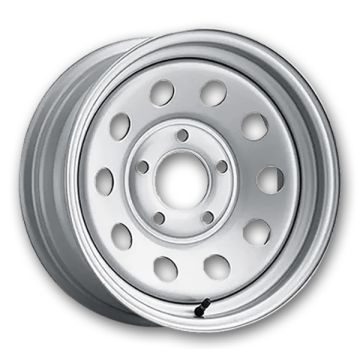 Liquid Metal Wheels Mod Trailer - Steel 15x6 Silver 6x139.7 0mm 108mm