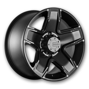 Mamba Wheels M13 17x9 Matte Black 5x127 -12mm 78.1mm