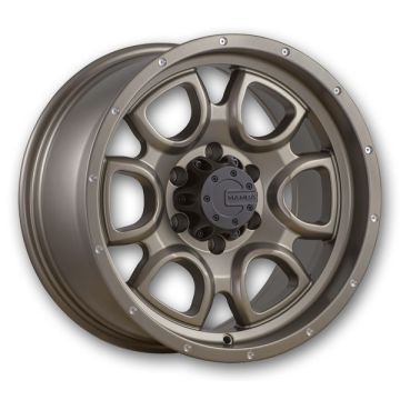 Mamba Wheels M19 18x9 Bronze W/ Drill Holes 5x150 +19mm 110mm