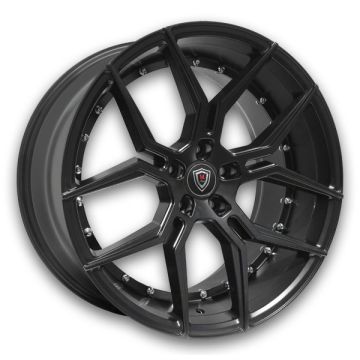 Marquee Wheels M1000 20x9 Satin Black 5x120 +33mm 72.56mm
