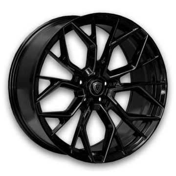 Marquee Wheels M1004 20x9 Gloss Black Machined 5x114.3 +33mm 73.1mm