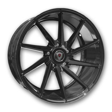 Marquee Wheels M8135 18x8 Gloss Black 5x114.3 +33mm 73.1mm