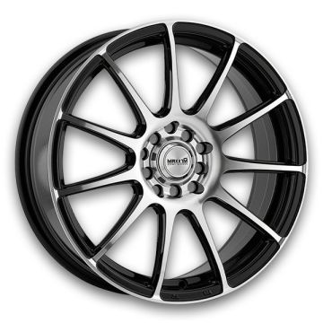 Maxxim Wheels Champ 14x6 Machined Face / Gloss Black 4x100/4x114.3 +38mm 73.1mm