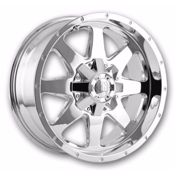 Mayhem Wheels 8040 Tank 17x9 Chrome 8x165.1/8x170 -12mm 130.8mm