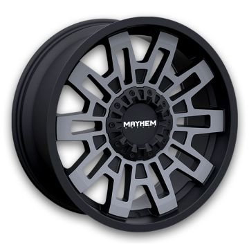 Mayhem Wheels 8113 Cortex 20x10 Matte Black w/ Machined Dark Tint 5x139.7/5x150 -19mm 110mm