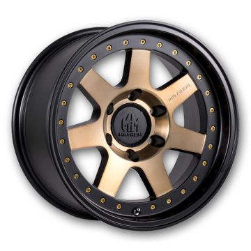 Mayhem Wheels 9300 Prodigy 17x9 Matte Black with Bronze Tint 6x139.7 -6mm 106mm