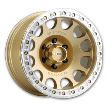 Method Wheels MR105 Beadlock 17x9 Gold 6x139.7 -38mm 108mm