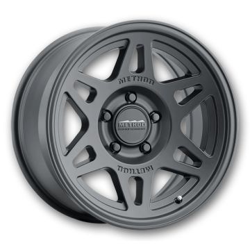 Method Wheels MR706 Bead Grip 17x7.5 Matte Black 5x130 +50mm 78.1mm