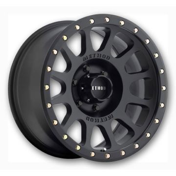 Method Wheels MR305 NV 16x8 Matte Black 8x165.1 +0mm 131mm