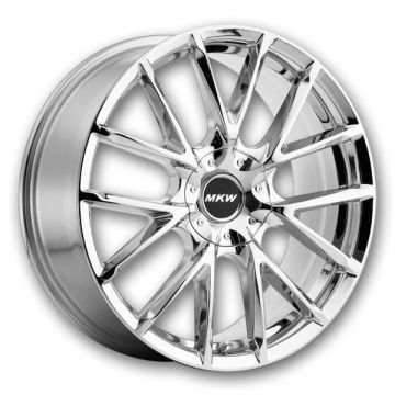 MKW Wheels M123 20x8.5 Chrome 5x110/5x115 40mm 73mm
