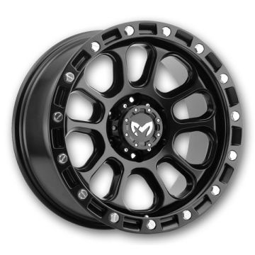MKW Wheels M204 17x9 Satin Black 5x127 0mm 78.1mm