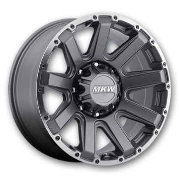 MKW Offroad Wheels M94 8lug 20x9 Anthracite Grey 8x180 +10mm 125.2mm
