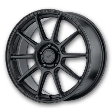Motegi Wheels MR140 18x8.5 Satin Black 5x112 +45mm 66.56mm