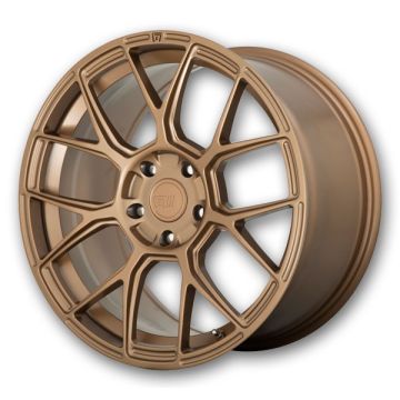 Motegi Wheels MR147 CM7 18x9.5 Matte Bronze 5x100 +45mm 72.6mm