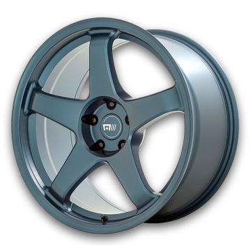 Motegi Wheels MR151 CS5 19x9.5 Satin Metallic Blue 5x120 +40mm 74.1mm
