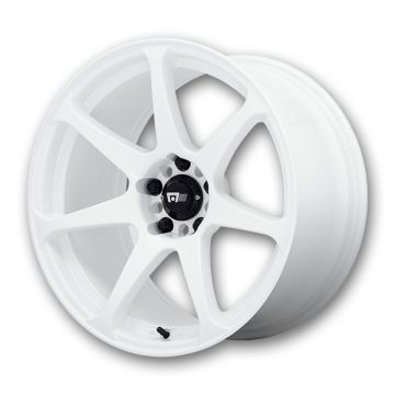Motegi Wheels MR154 Battle 17x8 White 5x108 30mm 72.56mm