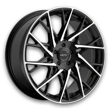 Motiv Wheels 430 Maestro 17x7.5 Gloss Black Machined Face Accents 5x114.3/5x120 +40mm 74.1mm