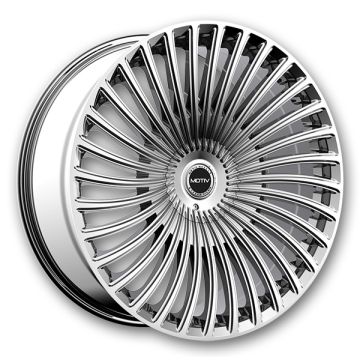 Motiv Wheels 438 Swerve 24x9.5 Chrome 6x135/6x139.7 +25mm 87.1mm