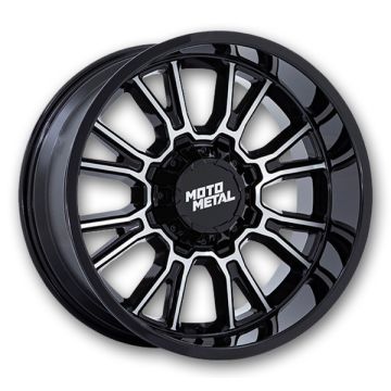 Moto Metal Wheels Legacy 17x9 Gloss Black Machined 8x165.1 +1mm 125.1mm
