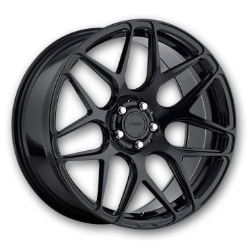 MRR Wheels FS1 20x11 Gloss Black 5x120 +48mm 66.9mm