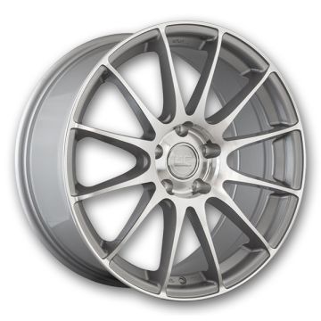 MRR Wheels GF6 19x8.5 Silver Machine Face 5x100 /5x120 +12mm 72.6mm