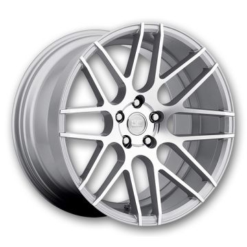 MRR Wheels GF7 20x10.5 Silver Machine Face 5x120 +40mm 72.6mm